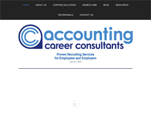 Tablet Screenshot of careeradvancers.com